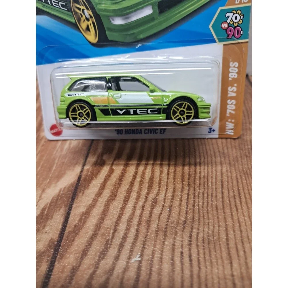 Hot Wheels HW '70s vs. '90s 1990 '90 Honda Civic EF GREEN